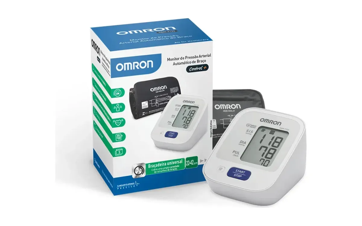 Omron HEM-7122 upper arm blood pressure monitor