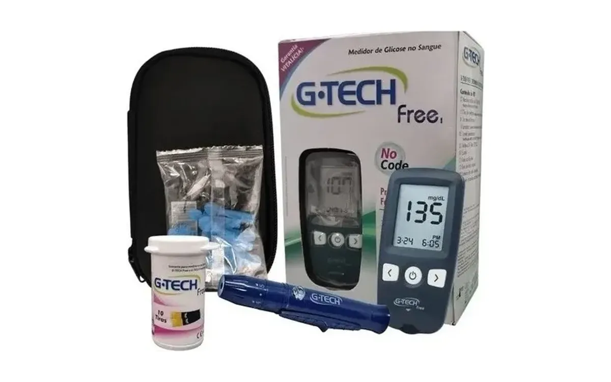 G-Tech Free blood glucose meter complete kit